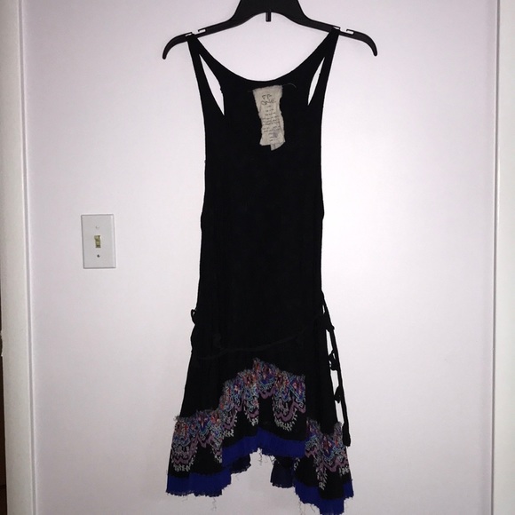 Free People Dresses & Skirts - Free People FP One trapeze mini dress black ruffle
